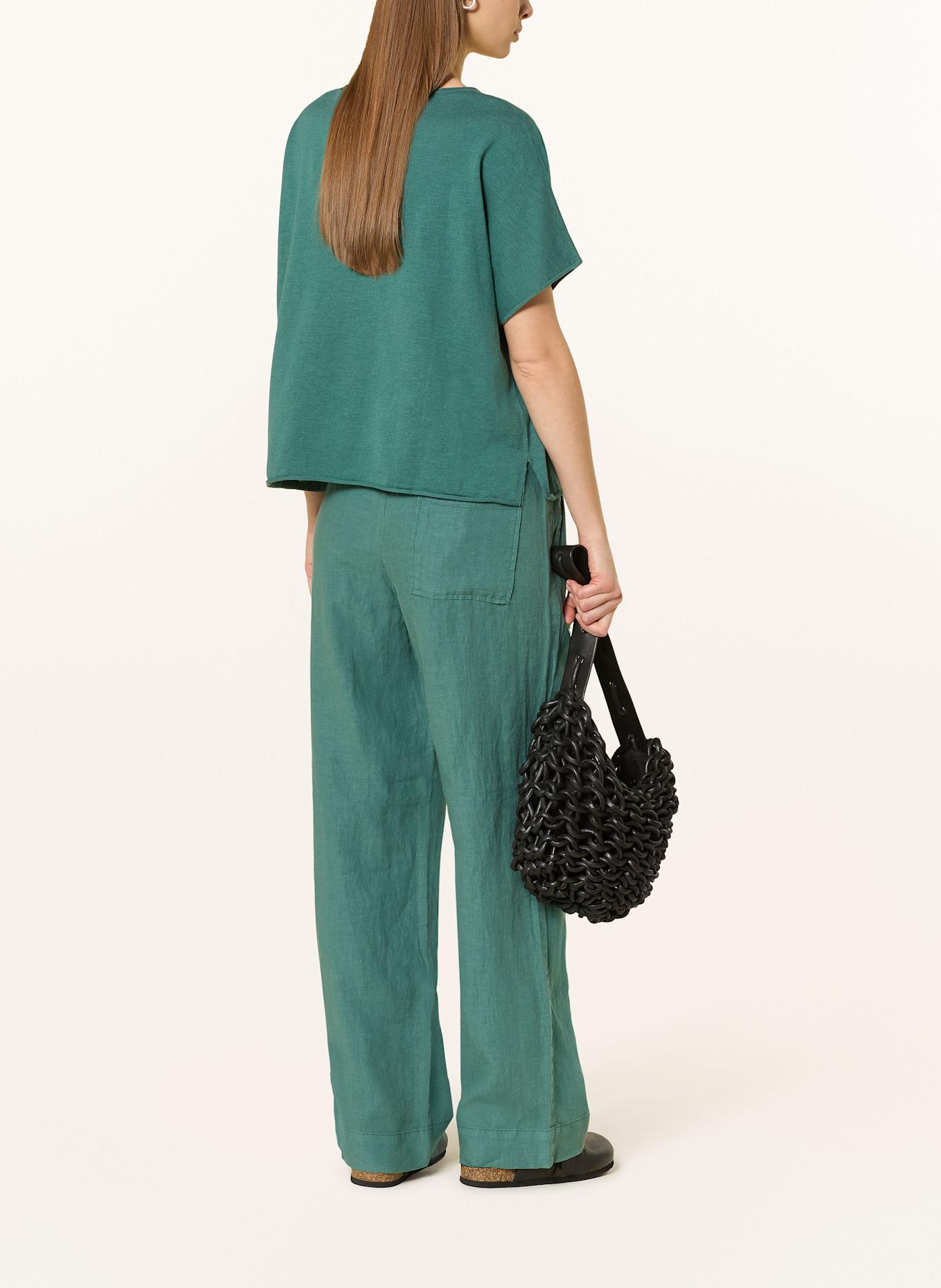 Marc O'Polo Linen trousers: GREEN
