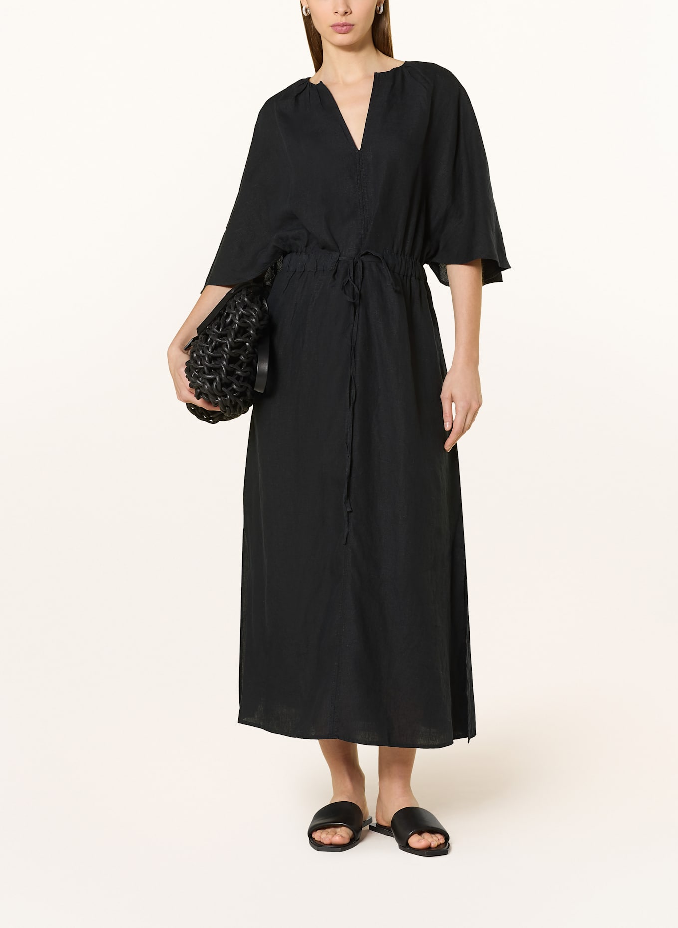 Marc O'Polo Leinenkleid: SCHWARZ