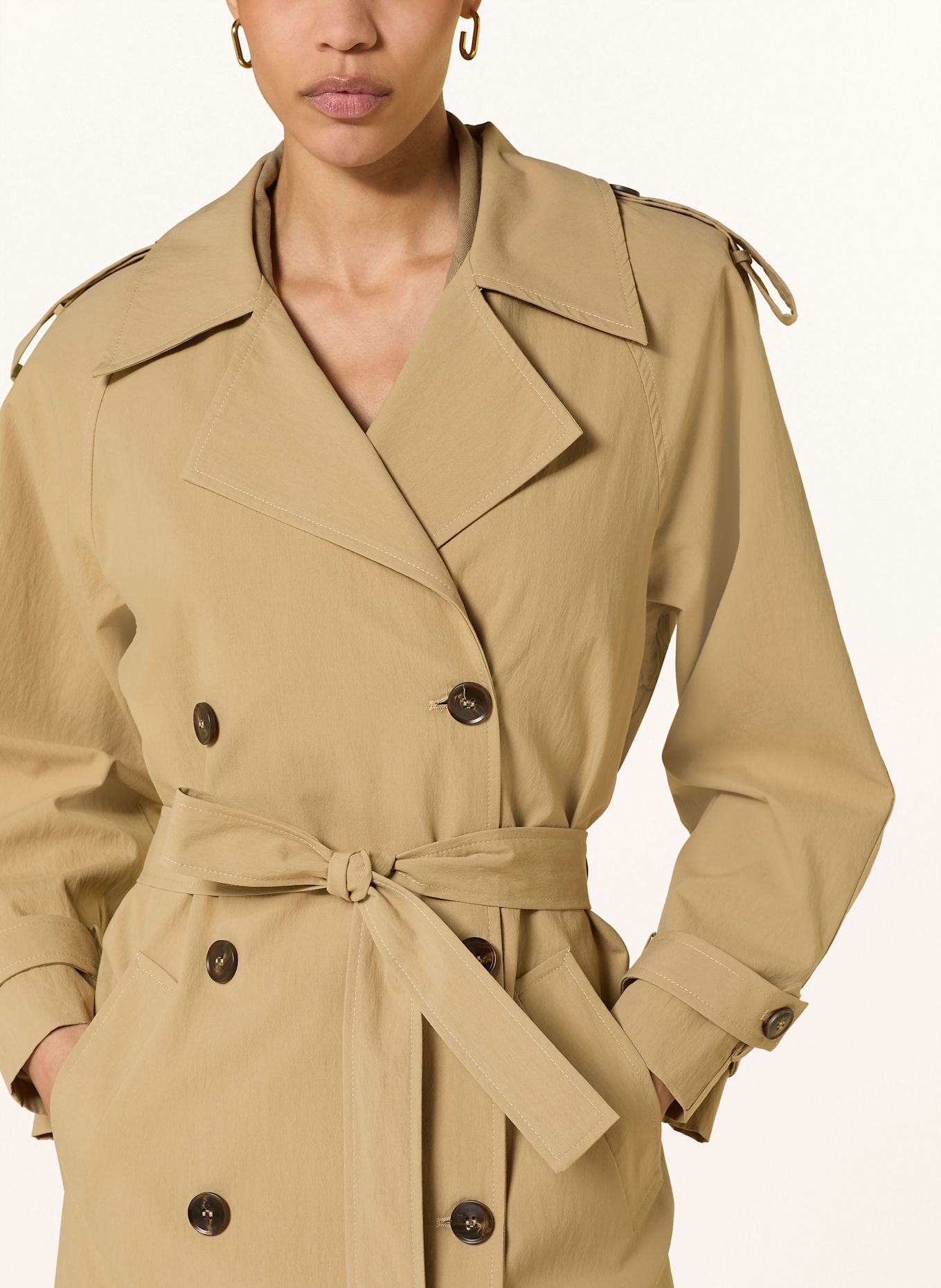ELEH Trenchcoat: CAMEL