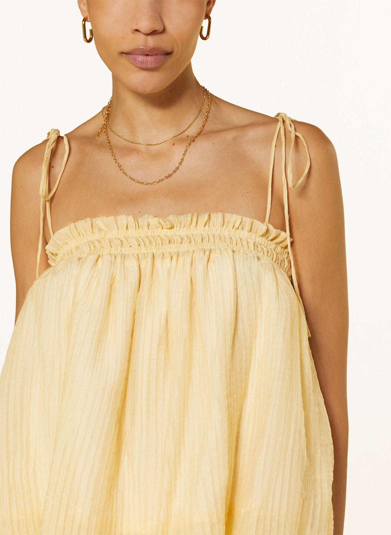 ELEH Plisseetop: GELB