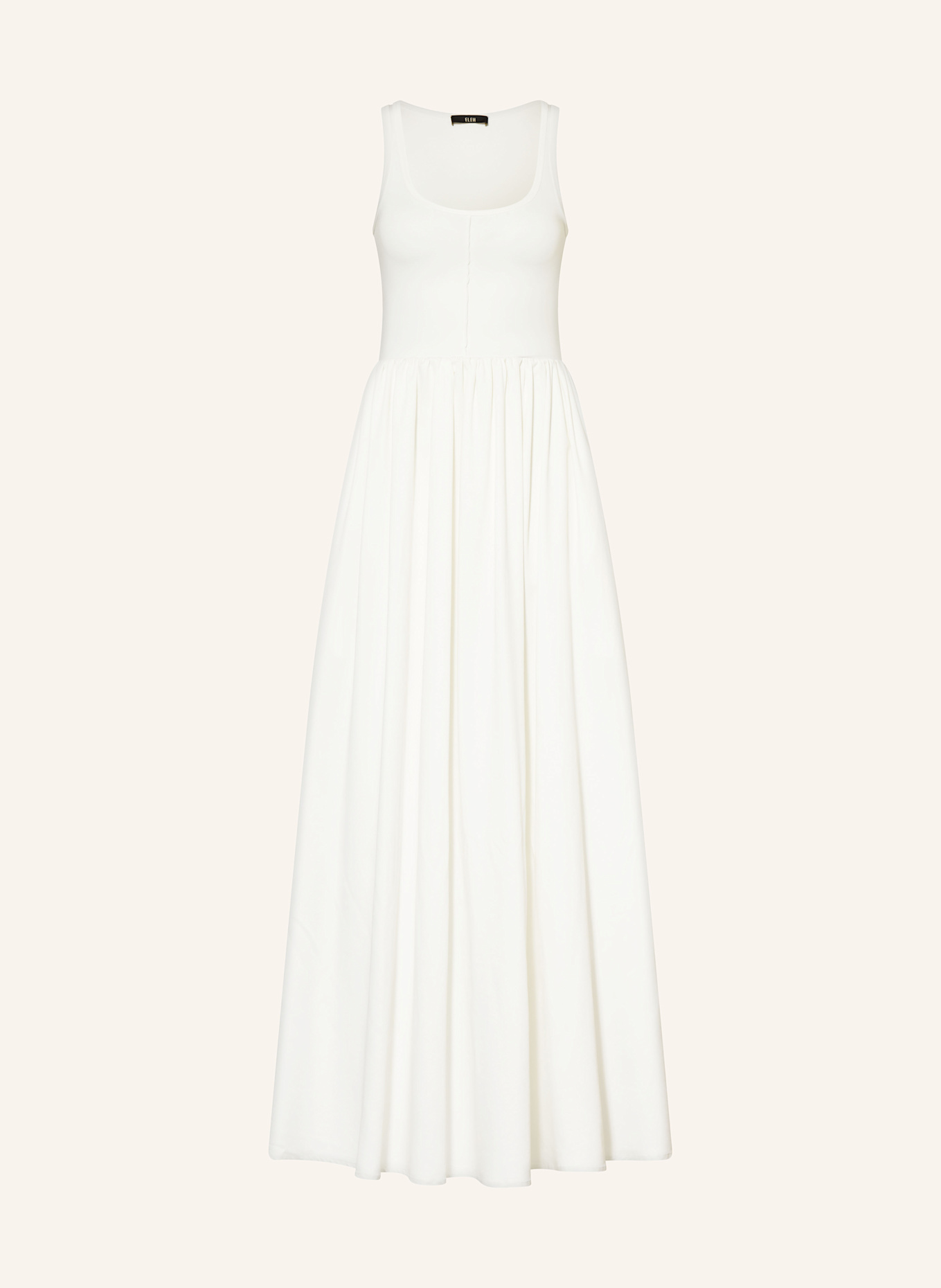 ELEH Kleid im Materialmix: WEISS