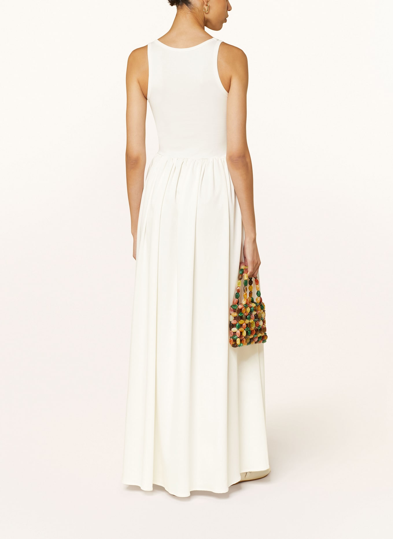 ELEH Kleid im Materialmix: WEISS