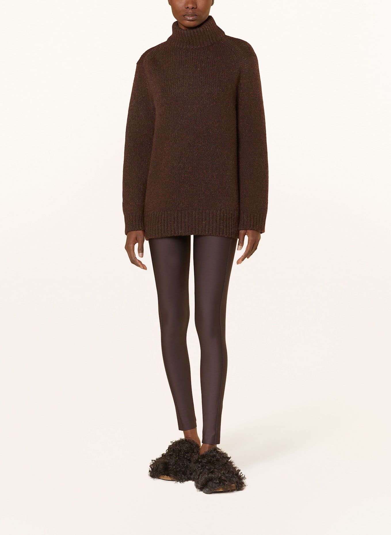 DOROTHEE SCHUMACHER Pullover CHIC MERINO aus Merinowolle: BRAUN