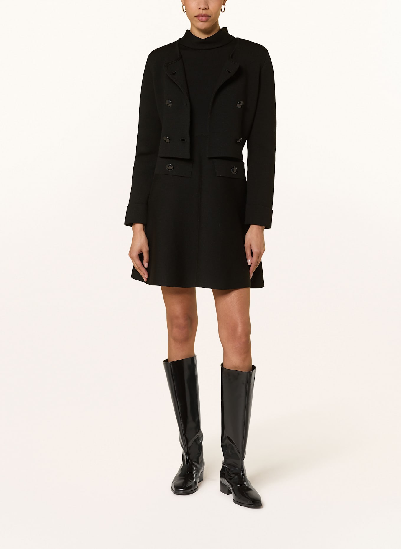 DOROTHEE SCHUMACHER Strickjacke SHARP AMBITION: SCHWARZ