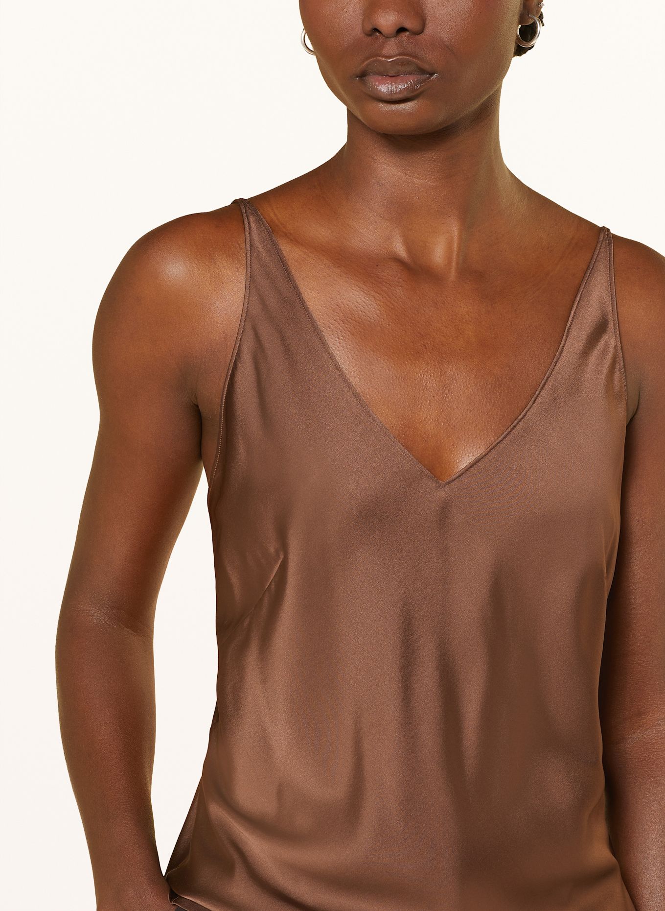 DOROTHEE SCHUMACHER Seidentop SENSE OF SHINE: BRAUN