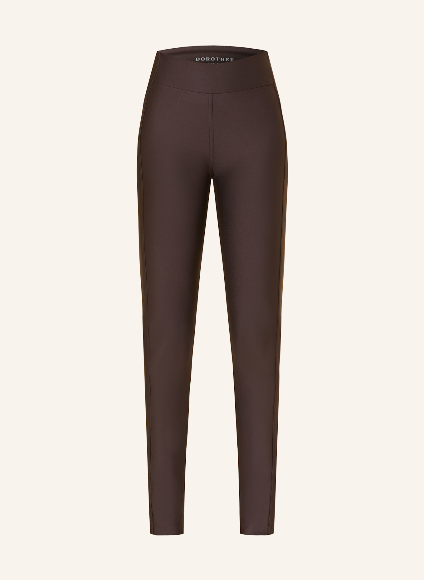 DOROTHEE SCHUMACHER SHARP CUT leggings: BROWN