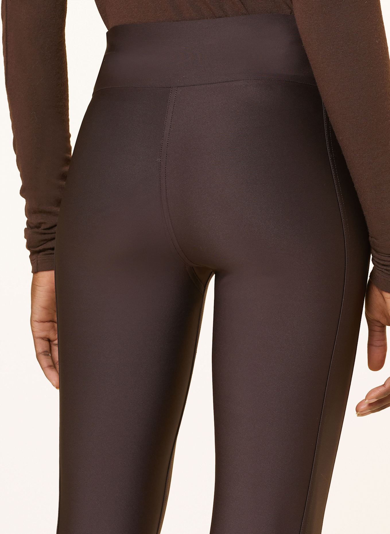 DOROTHEE SCHUMACHER SHARP CUT leggings: BROWN