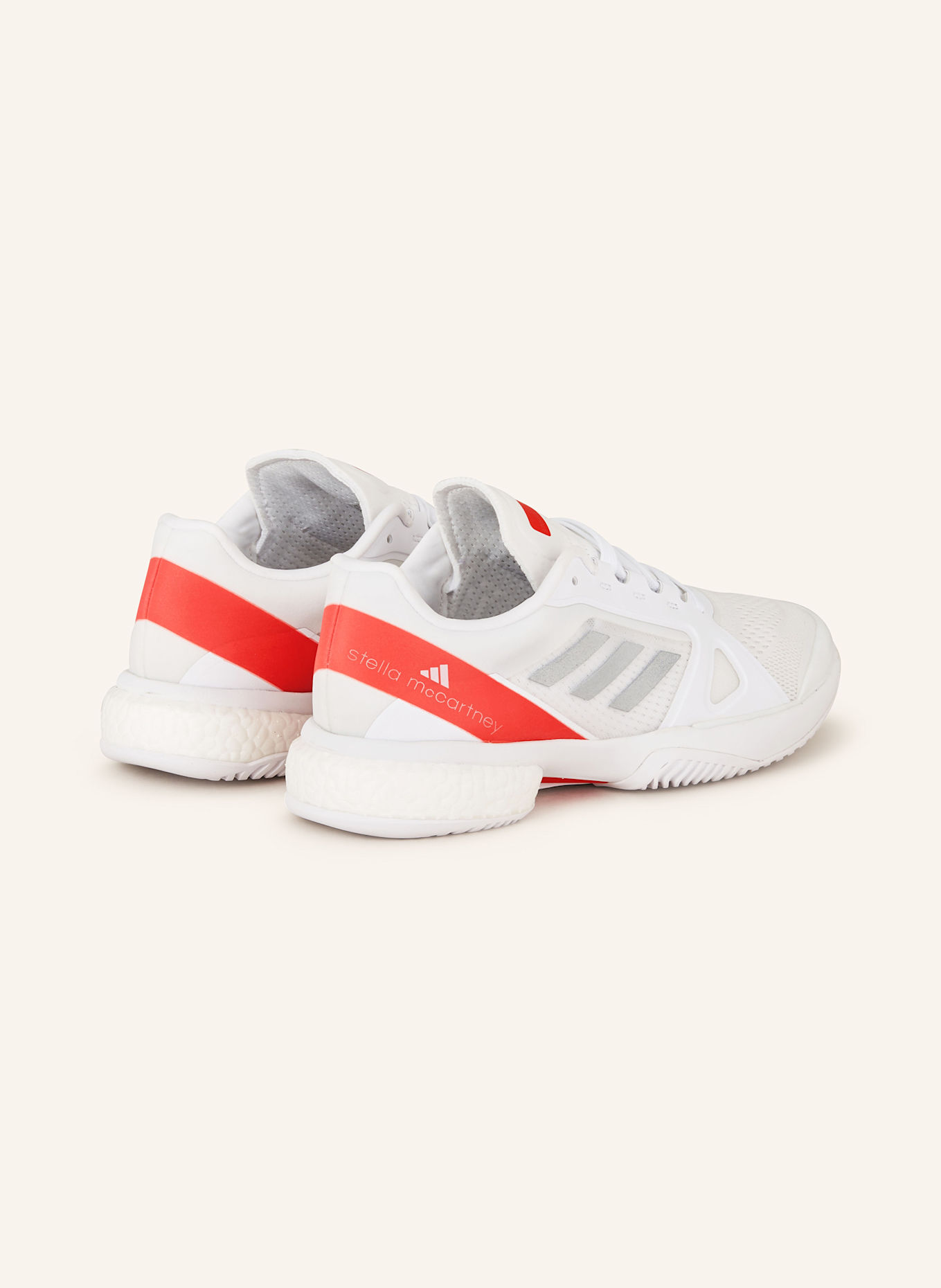 adidas by Stella McCartney Tennisschuhe STELLA COURT: WEISS/ NEONPINK