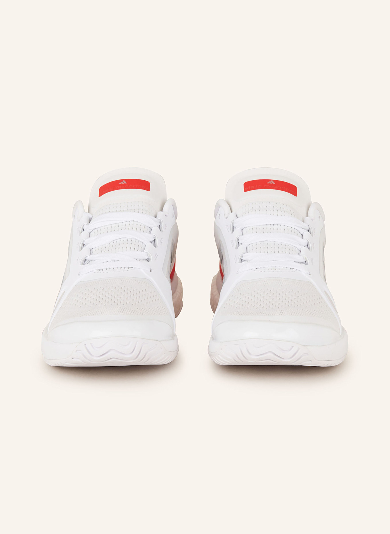adidas by Stella McCartney Tennisschuhe STELLA COURT: WEISS/ NEONPINK