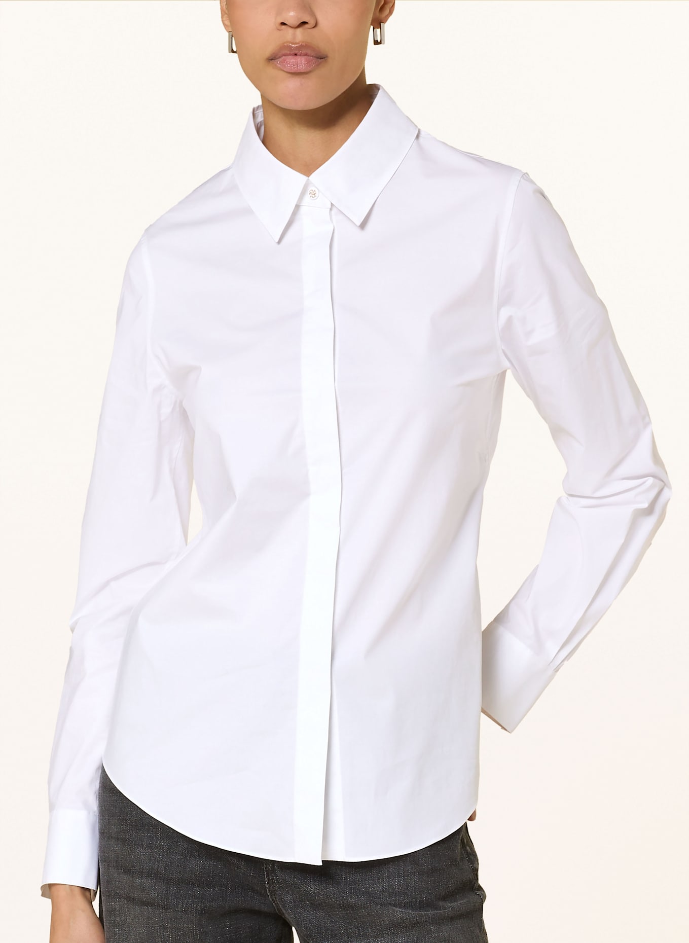 DOROTHEE SCHUMACHER Hemdbluse POPLIN POWER: WEISS