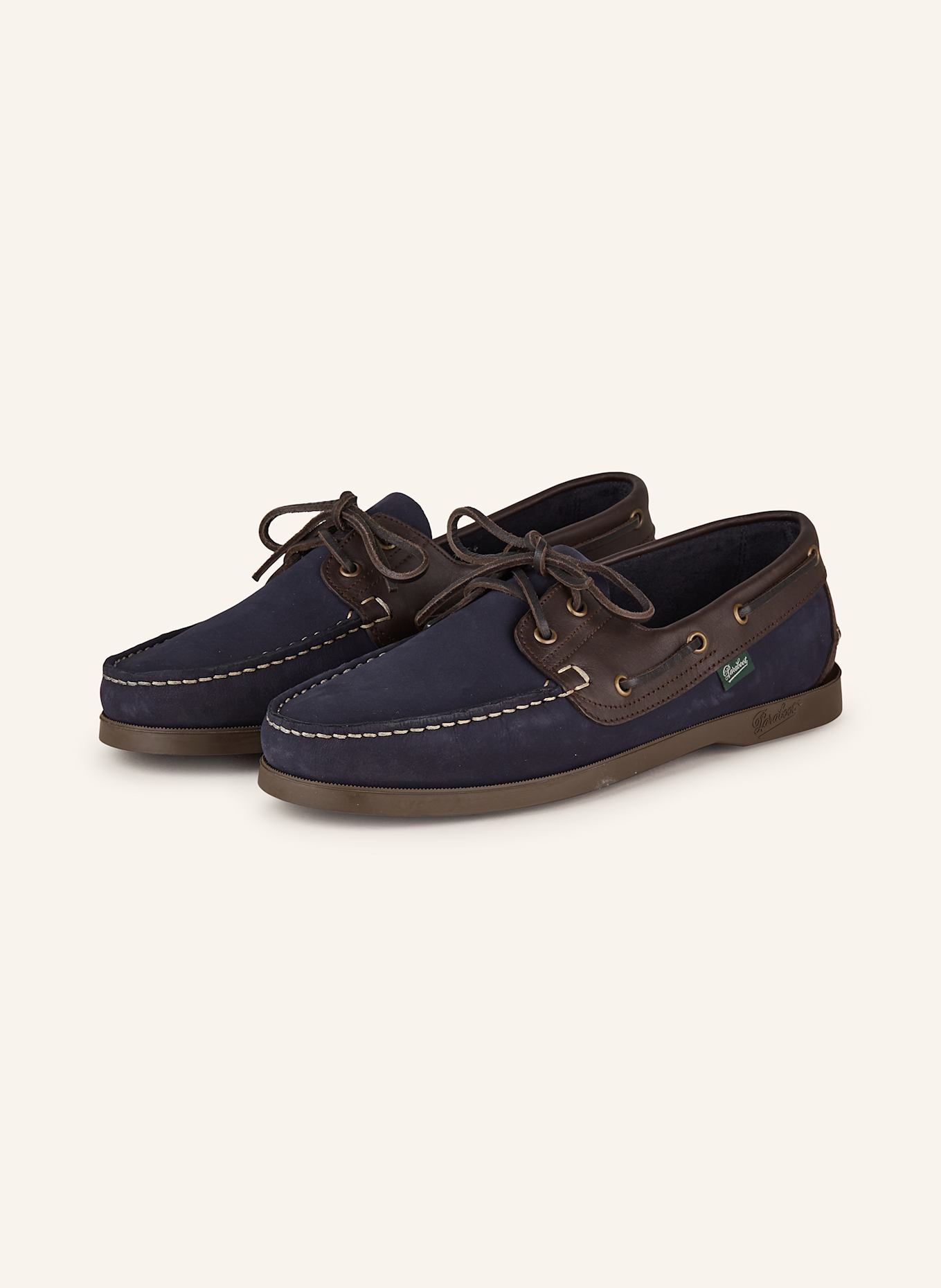 Paraboot Boat shoes BARTH: DARK BLUE / DARK BROWN