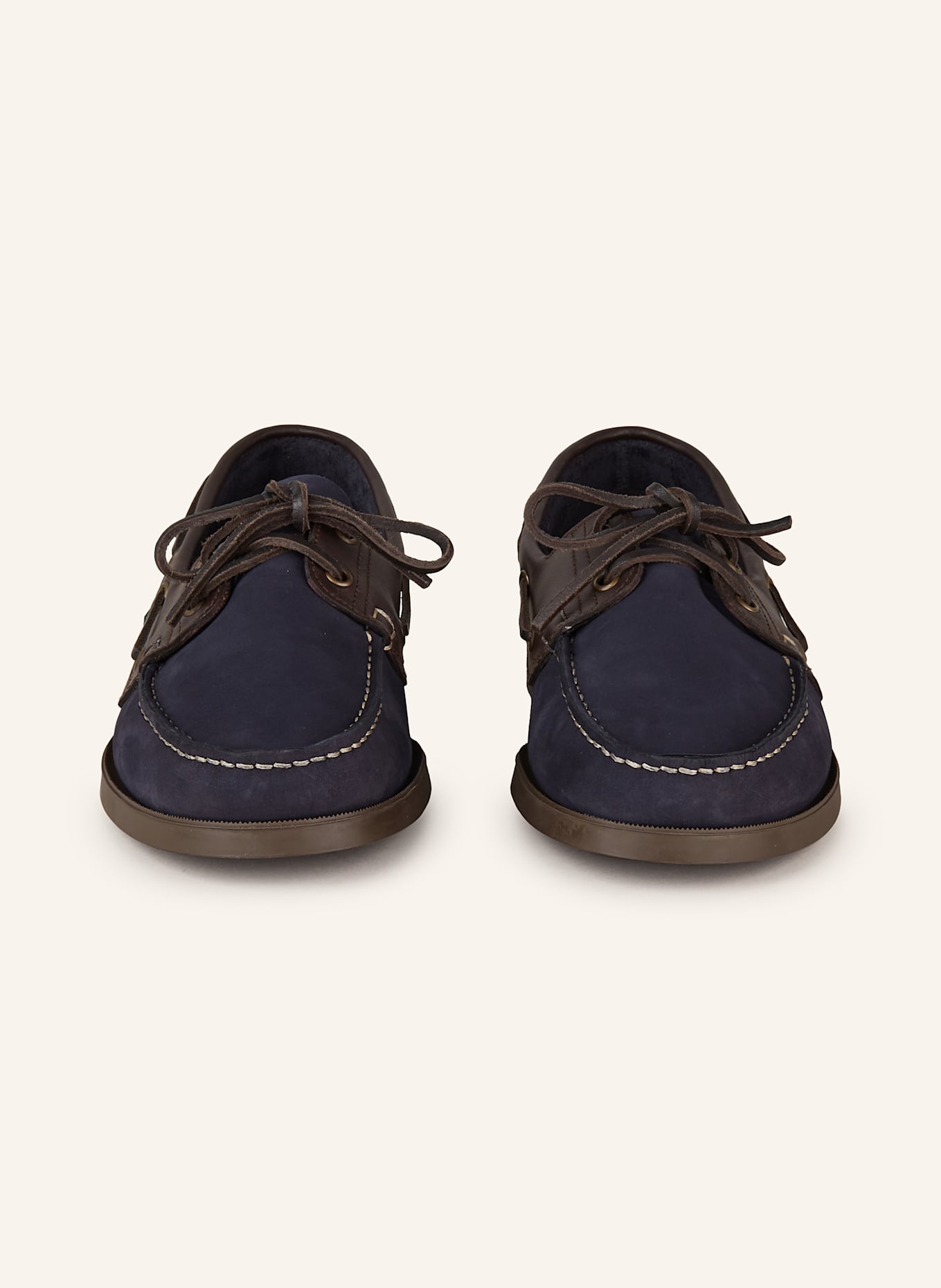 Paraboot Boat shoes BARTH: DARK BLUE / DARK BROWN