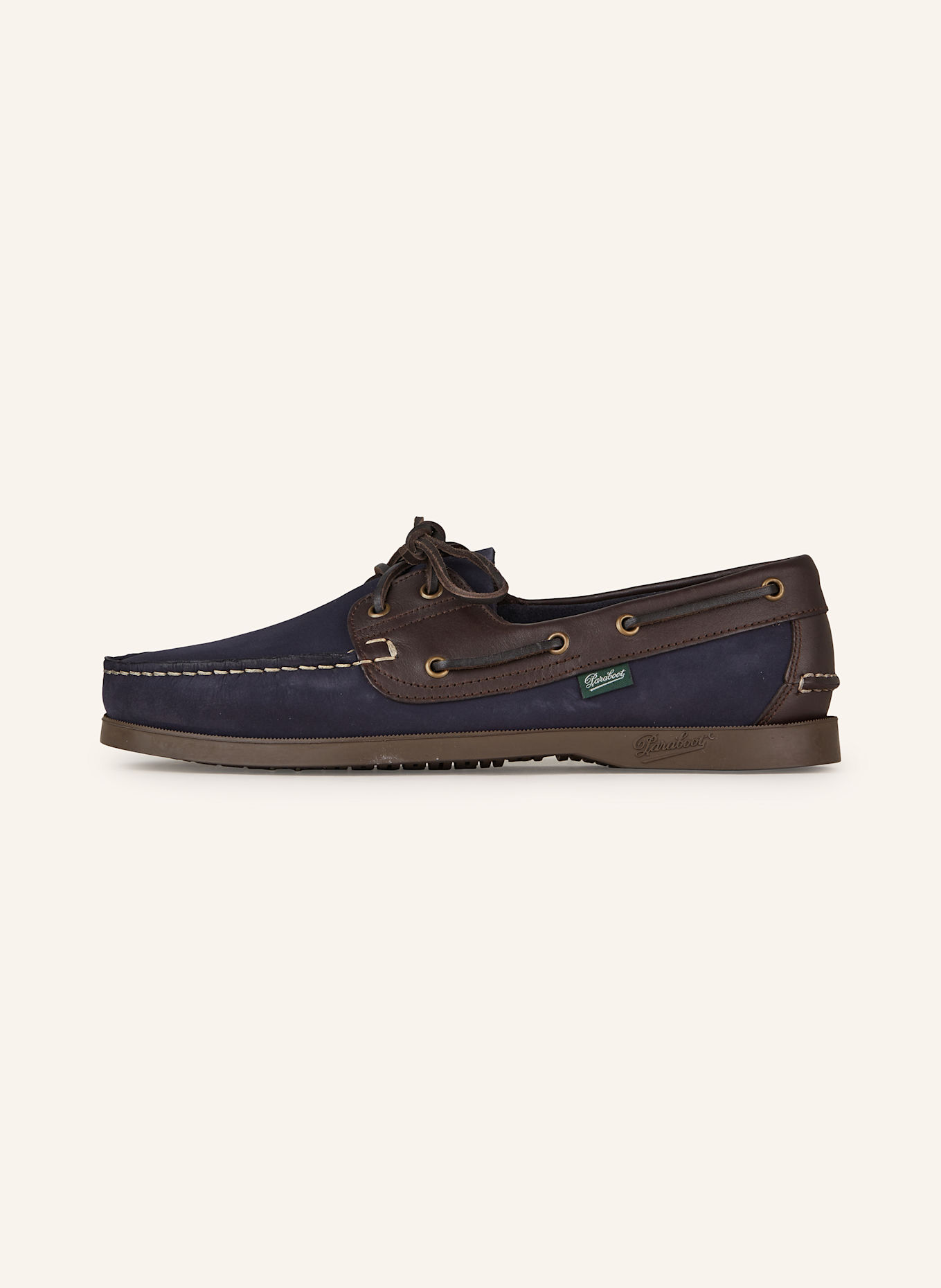 Paraboot Boat shoes BARTH: DARK BLUE / DARK BROWN