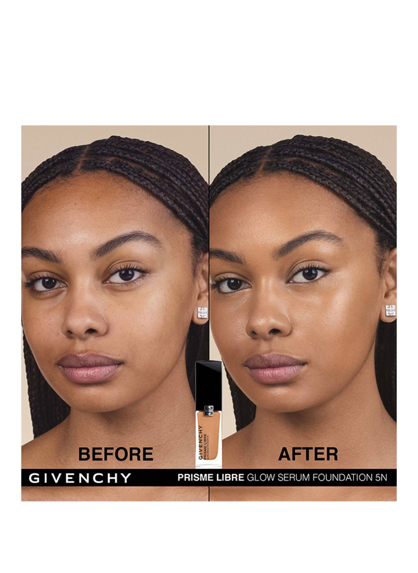 GIVENCHY PRISME LIBRE GLOW FOUNDATION: 5N