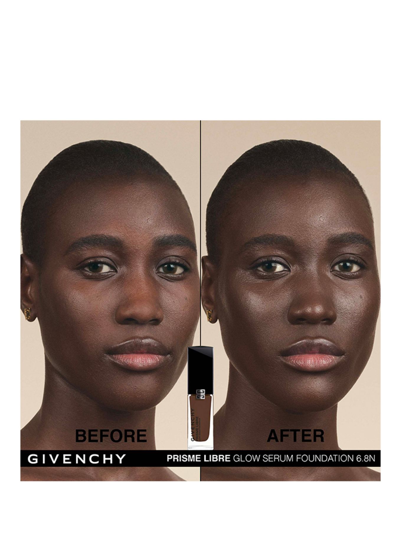 GIVENCHY PRISME LIBRE GLOW FOUNDATION: 6.8N