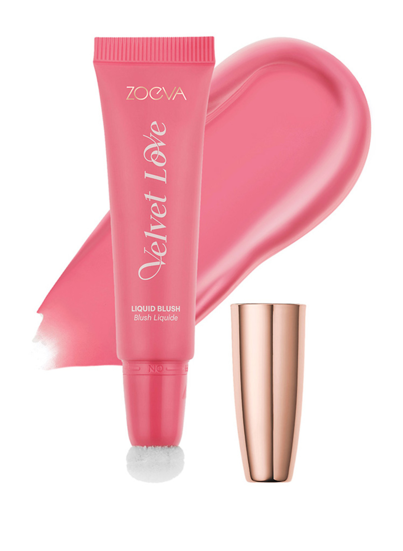 ZOEVA VELVET LOVE LIQUID BLUSH: PINK VELVET