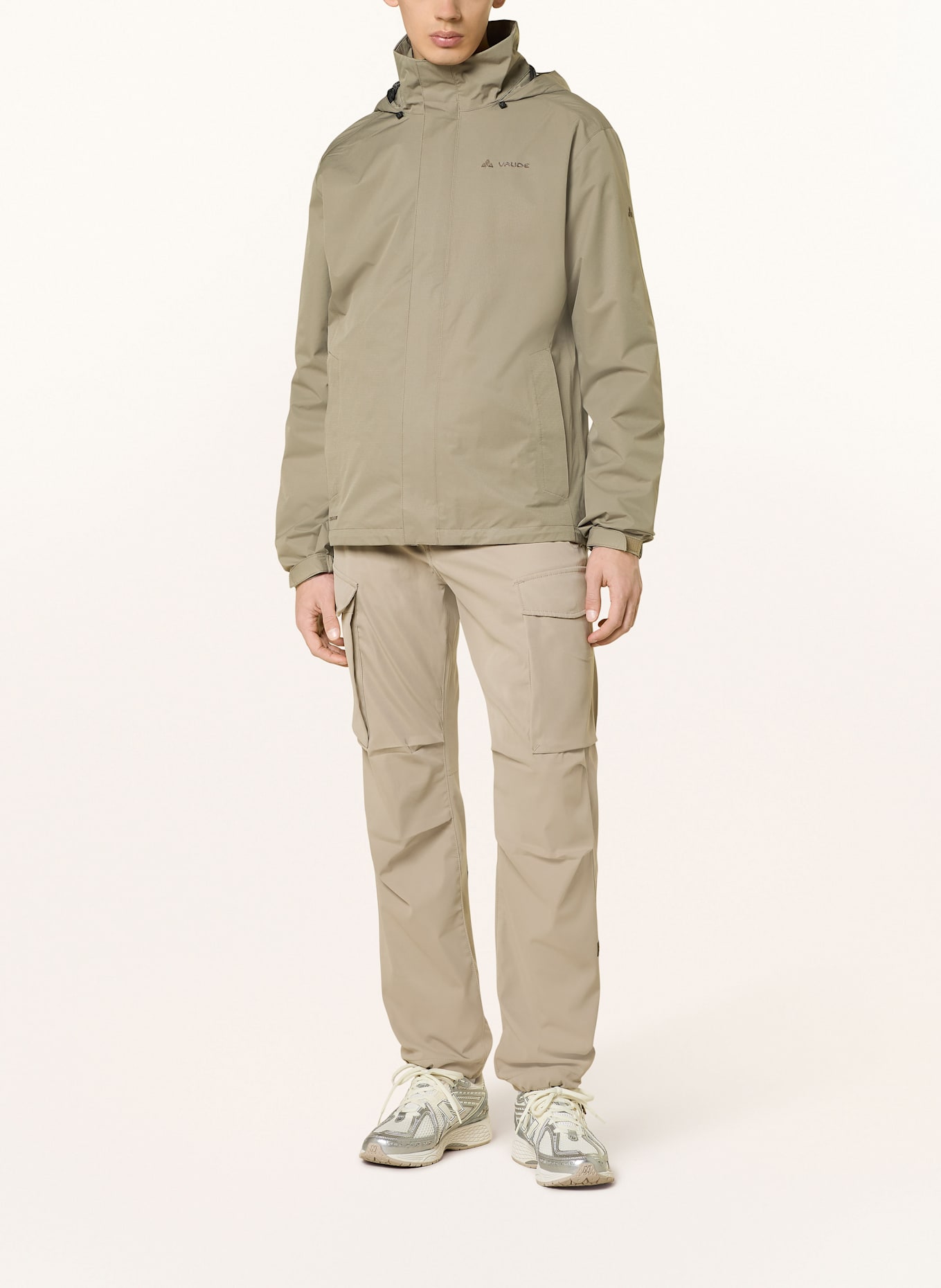 VAUDE Regenjacke ESCAPE LIGHT: BEIGE