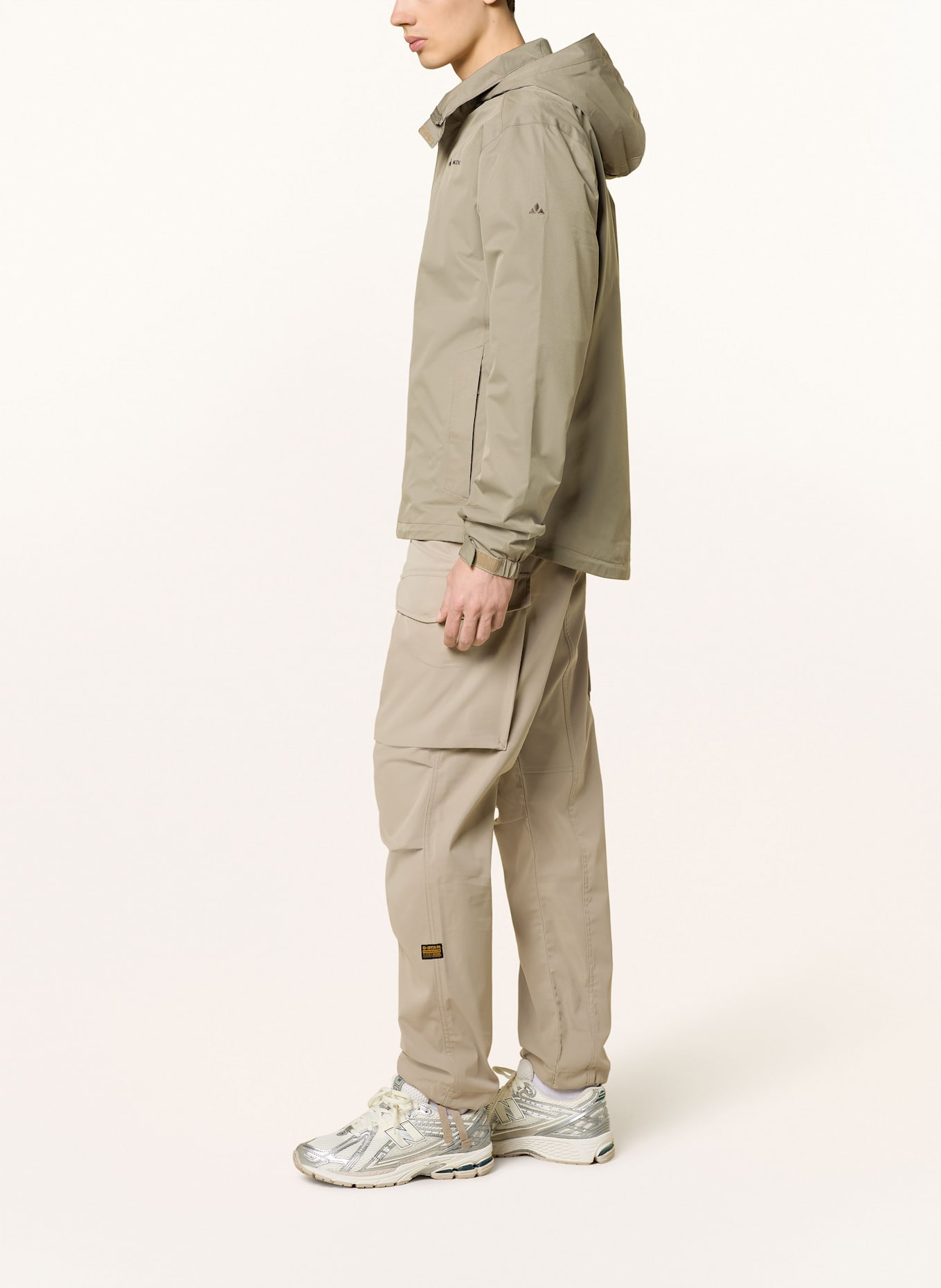 VAUDE Regenjacke ESCAPE LIGHT: BEIGE