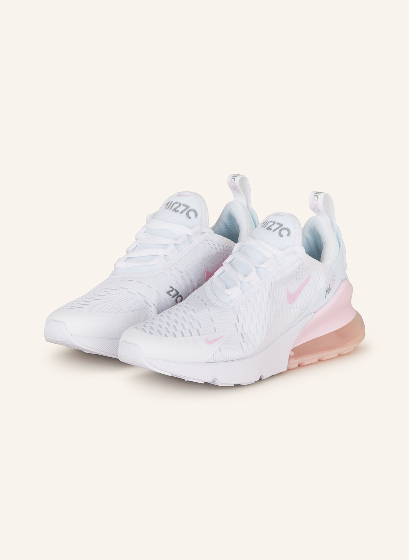 Nike Sneaker AIR MAX 270: WEISS/ ROSA
