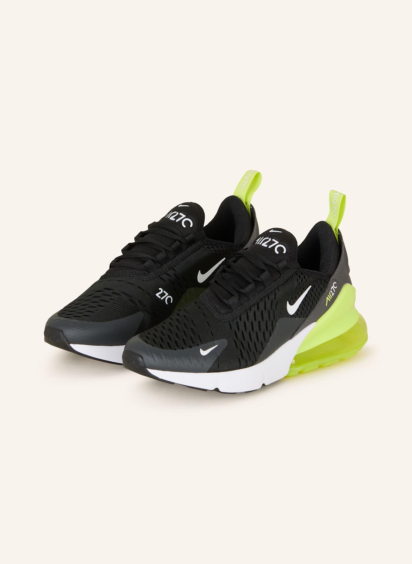 Nike Sneaker AIR MAX 270: SCHWARZ/ HELLGRÜN