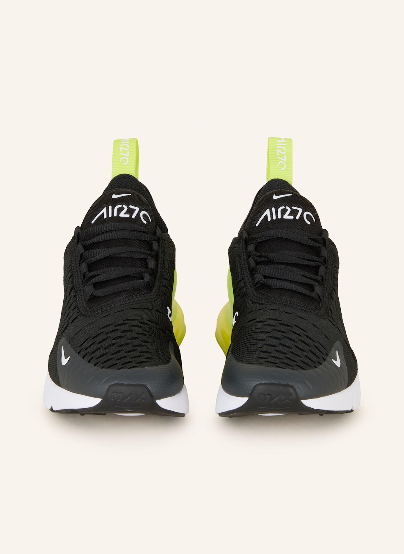 Nike Sneaker AIR MAX 270: SCHWARZ/ HELLGRÜN