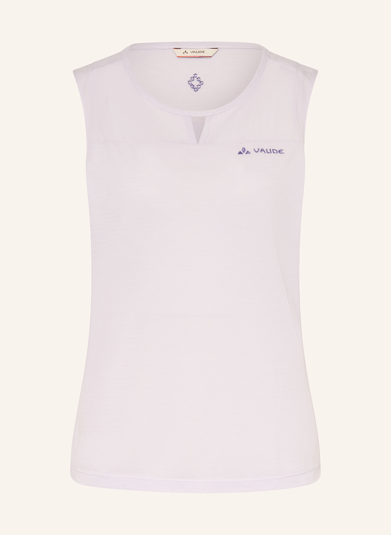 VAUDE Tank top SKOMER: LIGHT PURPLE