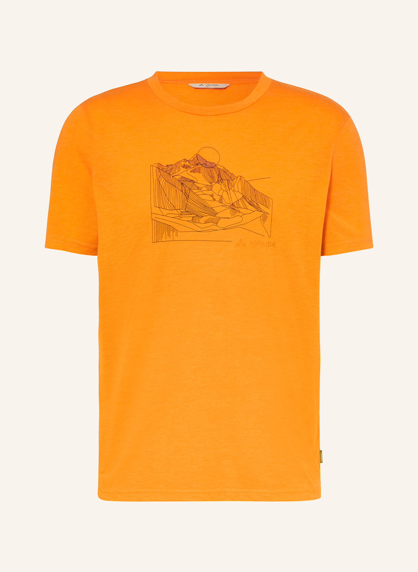 VAUDE T-shirt TEKOA III: ORANGE
