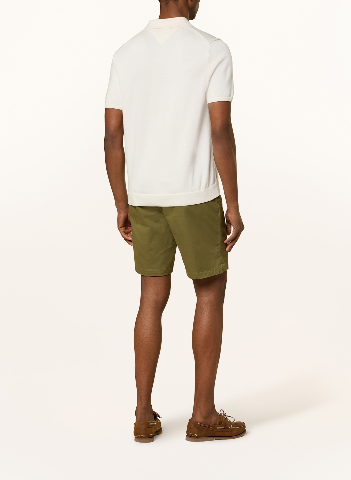 TOMMY HILFIGER Chinoshorts HARLEM Relaxed Tapered Fit: OLIV