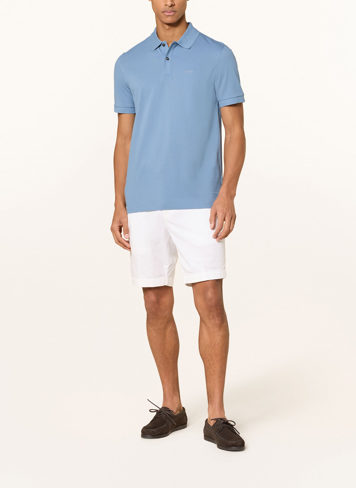 BOSS Piqué-Poloshirt PALLAS Regular Fit: BLAU