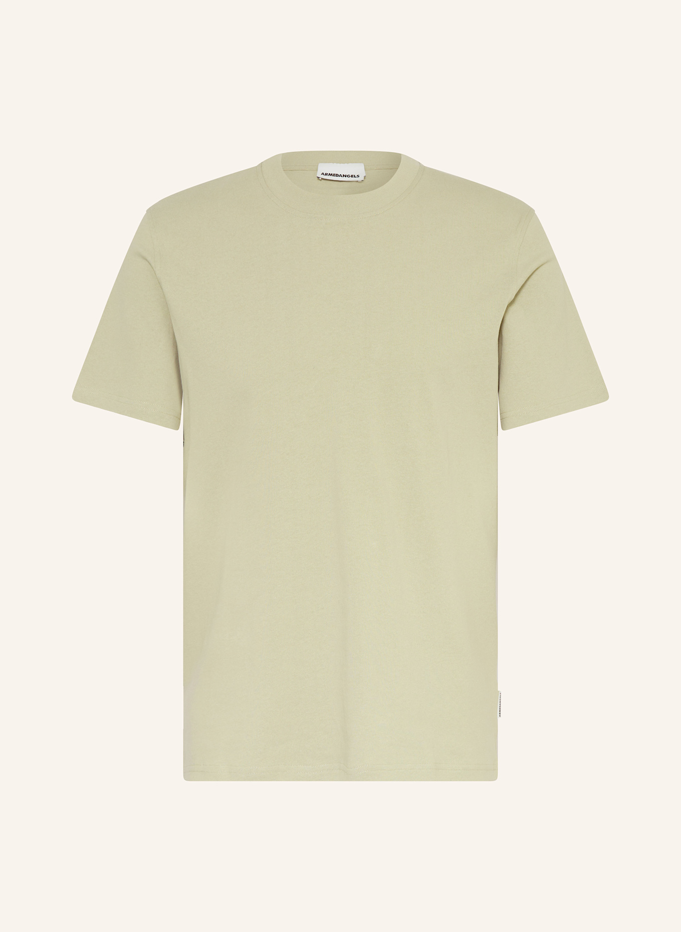 ARMEDANGELS Tričko MAARKUS: SVĚTLE ZELENÁ