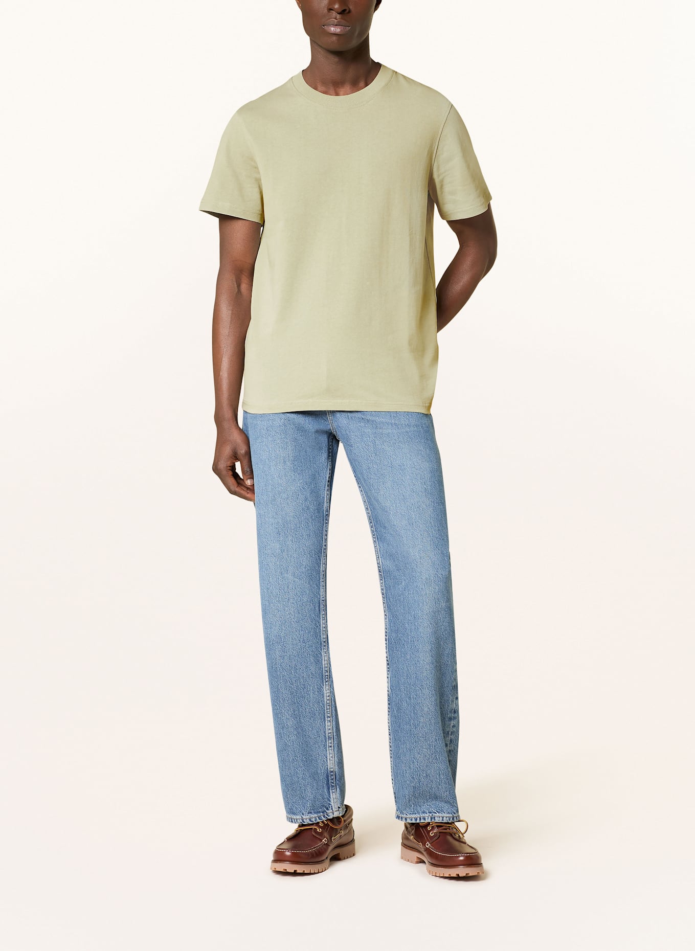 ARMEDANGELS Tričko MAARKUS: SVĚTLE ZELENÁ