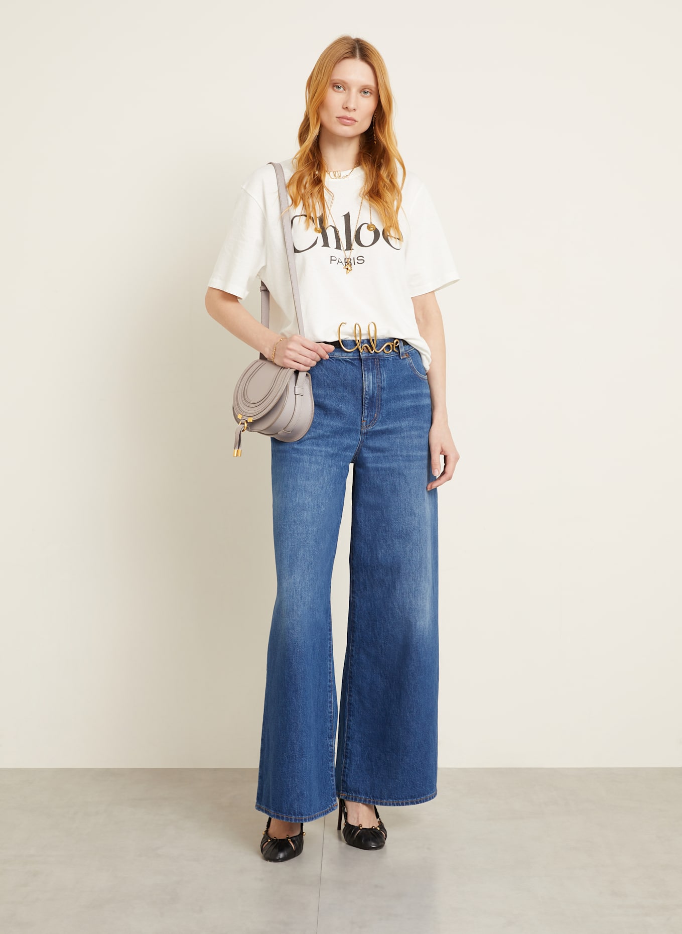 Chloé Umhängetasche MARCIE: CASHMERE GREY