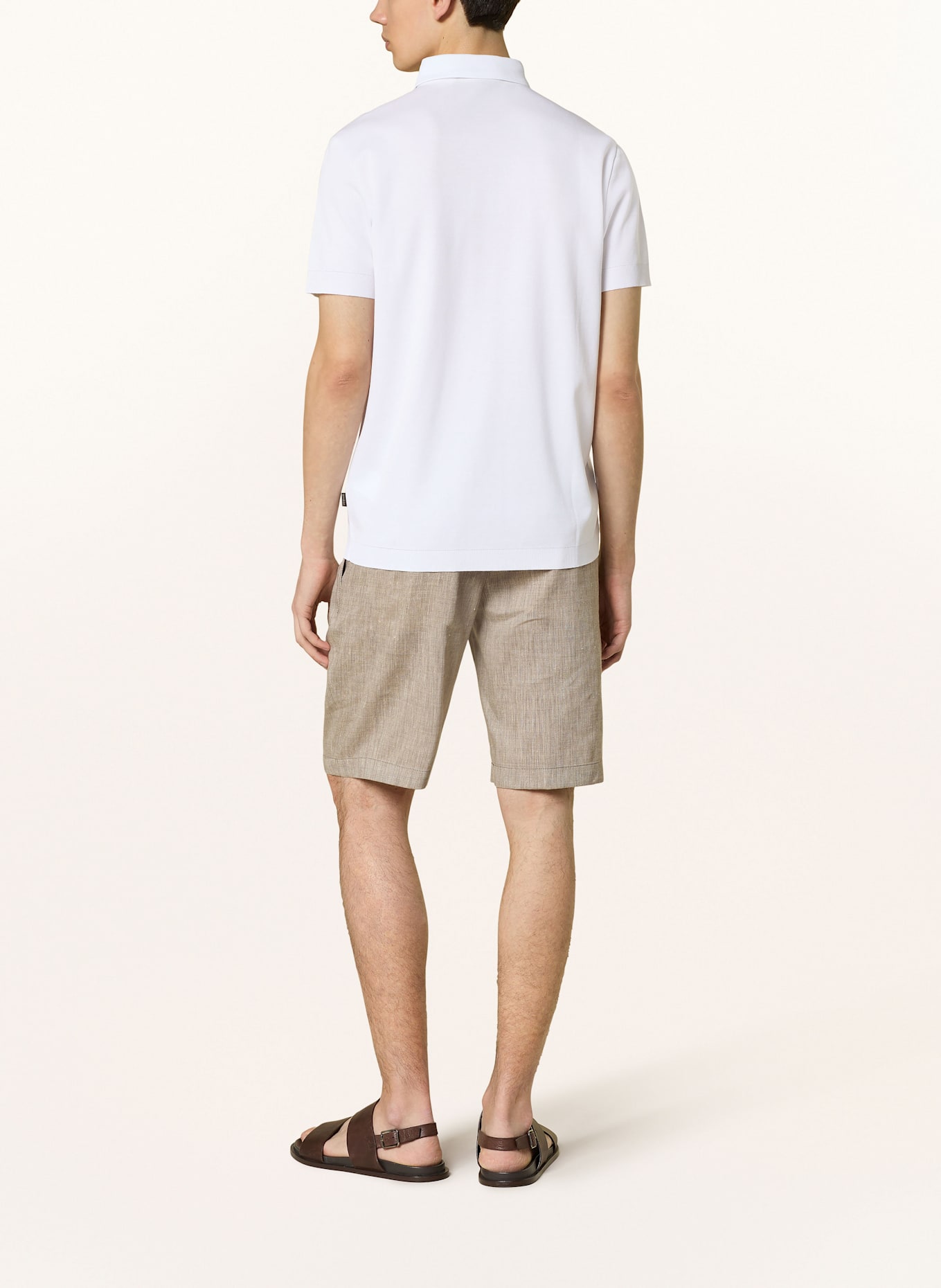 windsor. Jersey polo shirt: WHITE