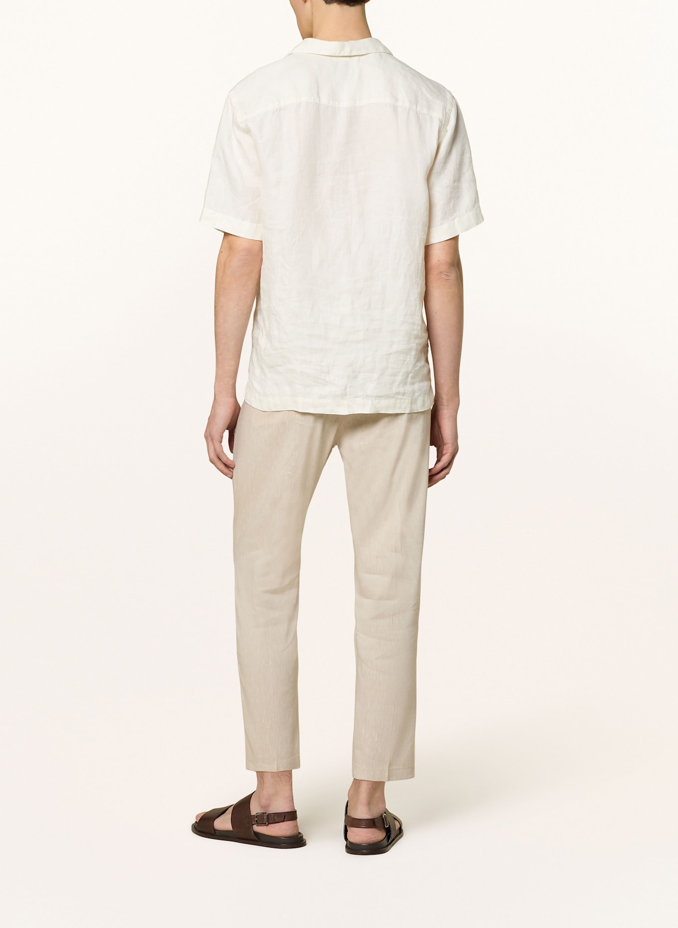DRYKORN Anzughose CHASY Extra Slim Fit mit Leinen: 1700 BRAUN