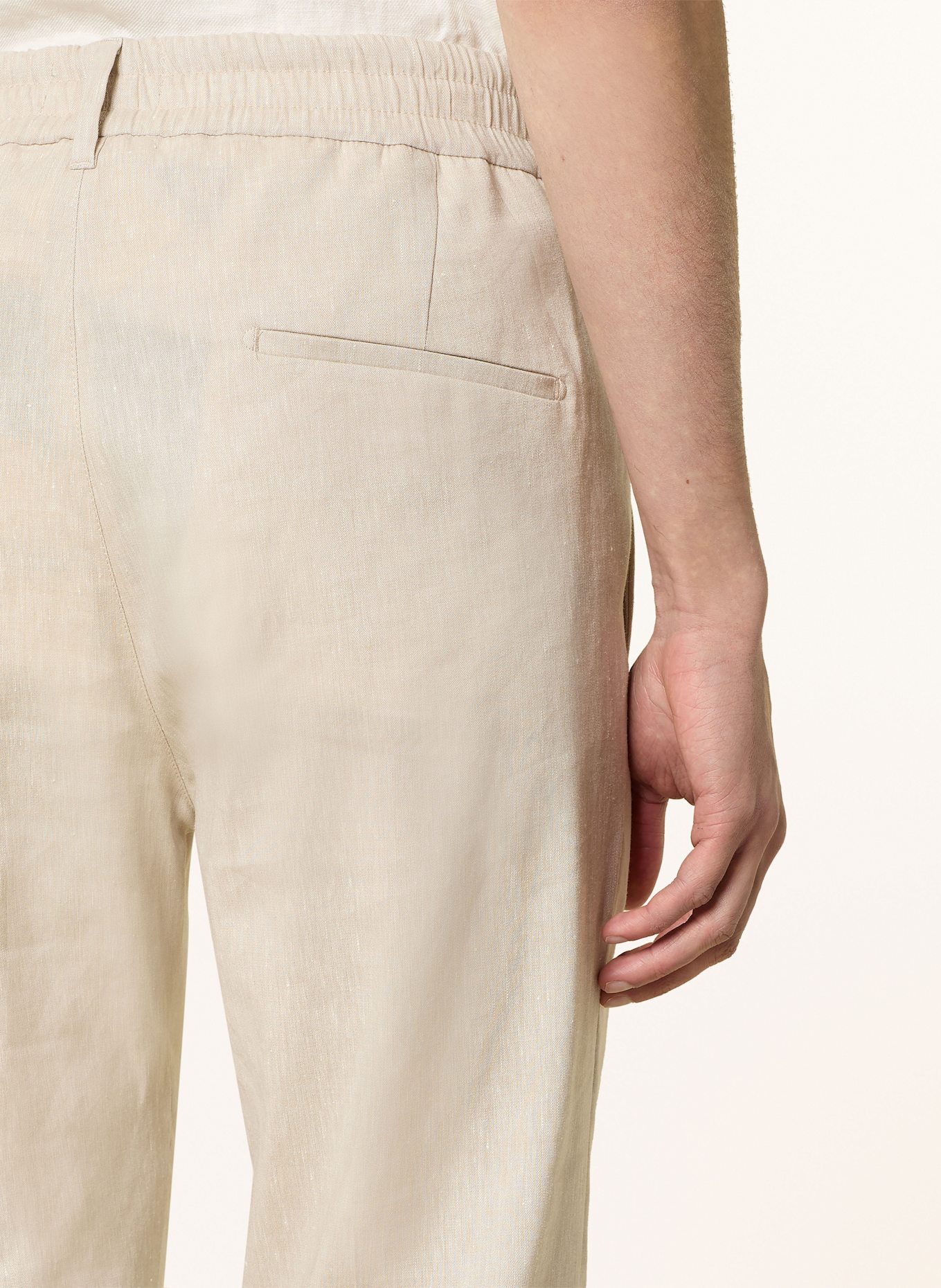 DRYKORN Anzughose CHASY Extra Slim Fit mit Leinen: 1700 BRAUN