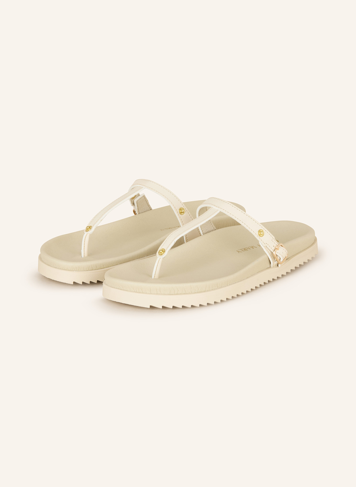 HEY MARLY Sandalen-Basis CASUAL CLEAN: ECRU