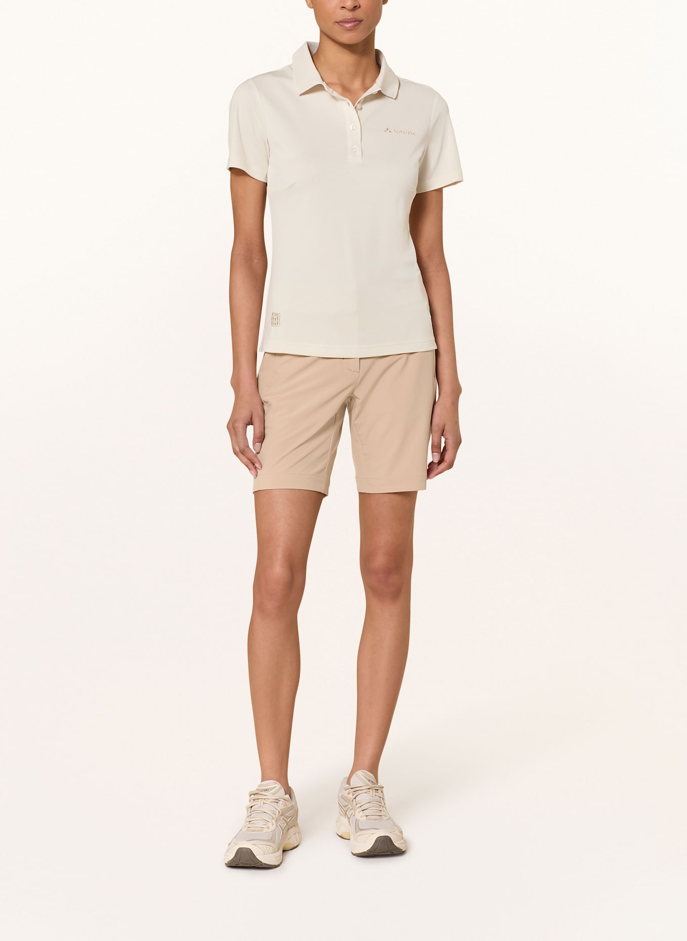 VAUDE Funktions-Poloshirt ESSENTIAL: CREME