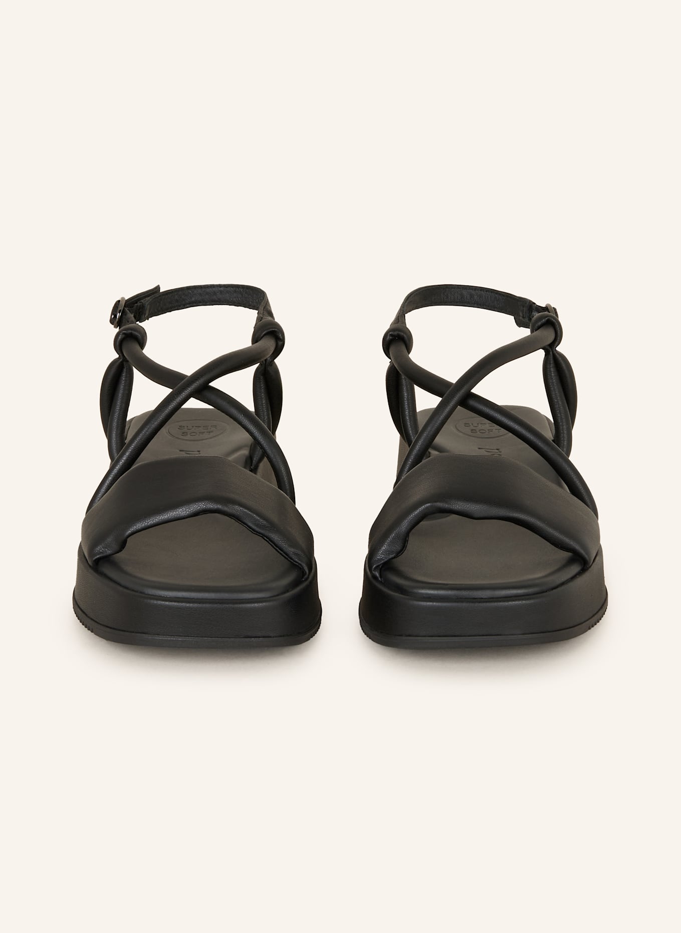 paul green Plateau-Sandalen: SCHWARZ