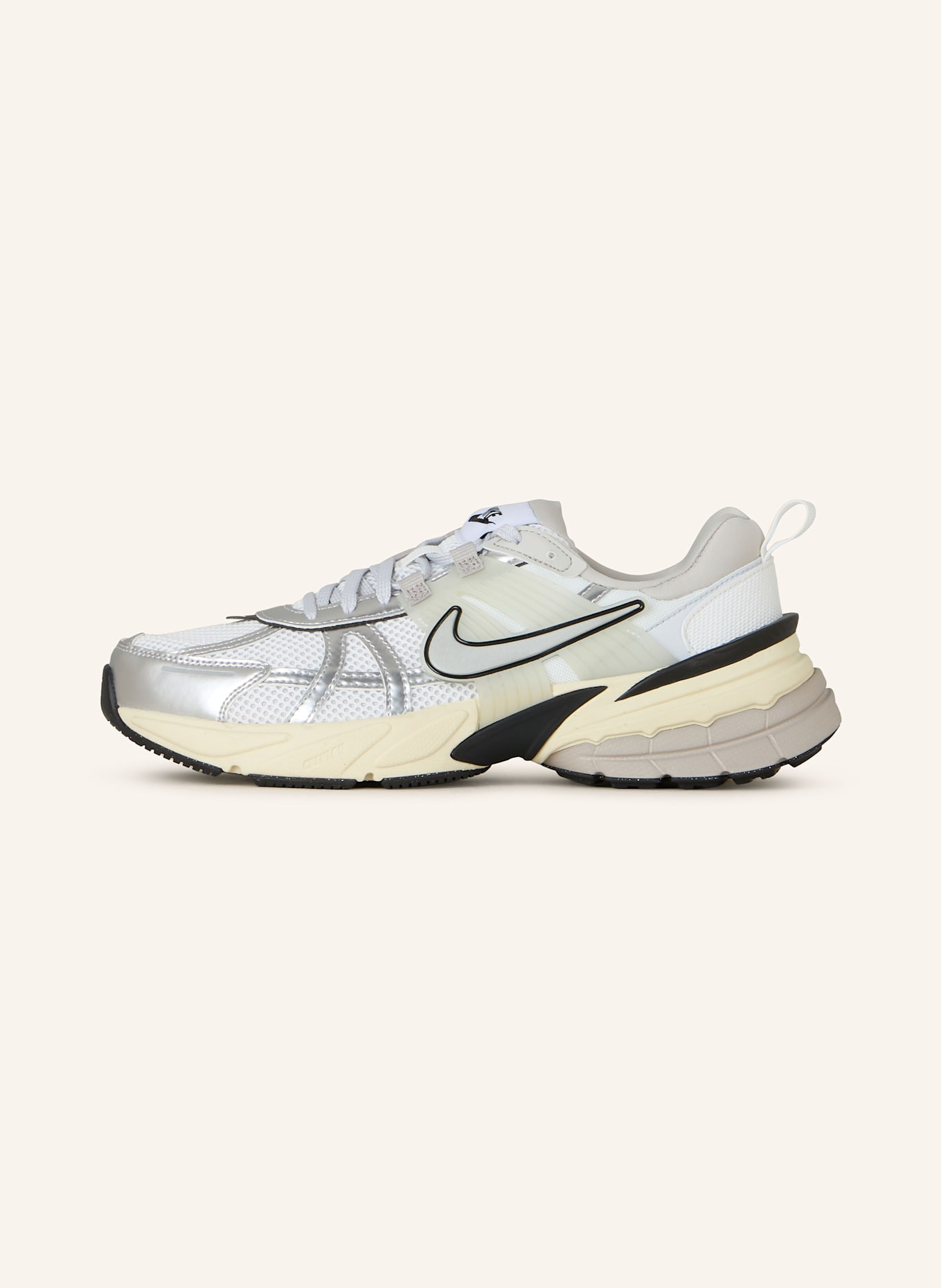 Nike Sneakers V2K RUN: WHITE/ SILVER