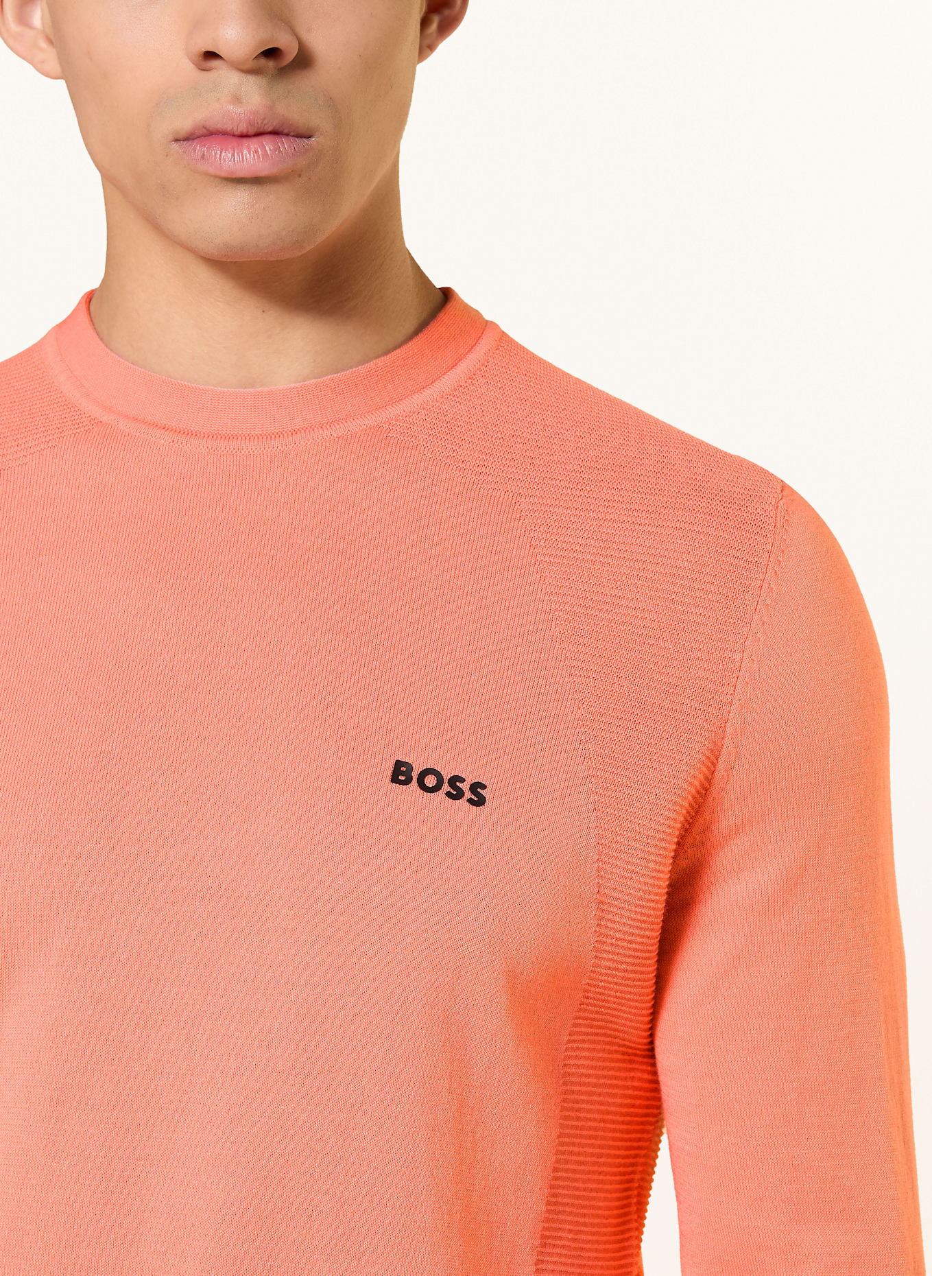BOSS Pullover MOMENTUM_LITE: HELLORANGE