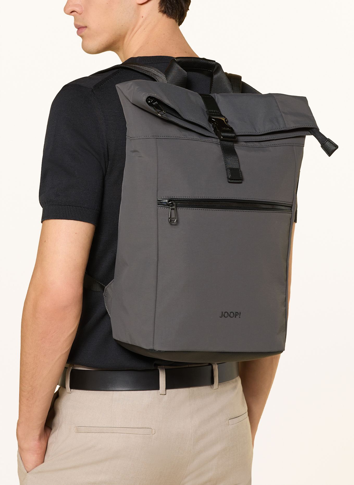 JOOP! Sac à dos NARNI OTIS avec compartiment pour ordinateur portable: GRIS