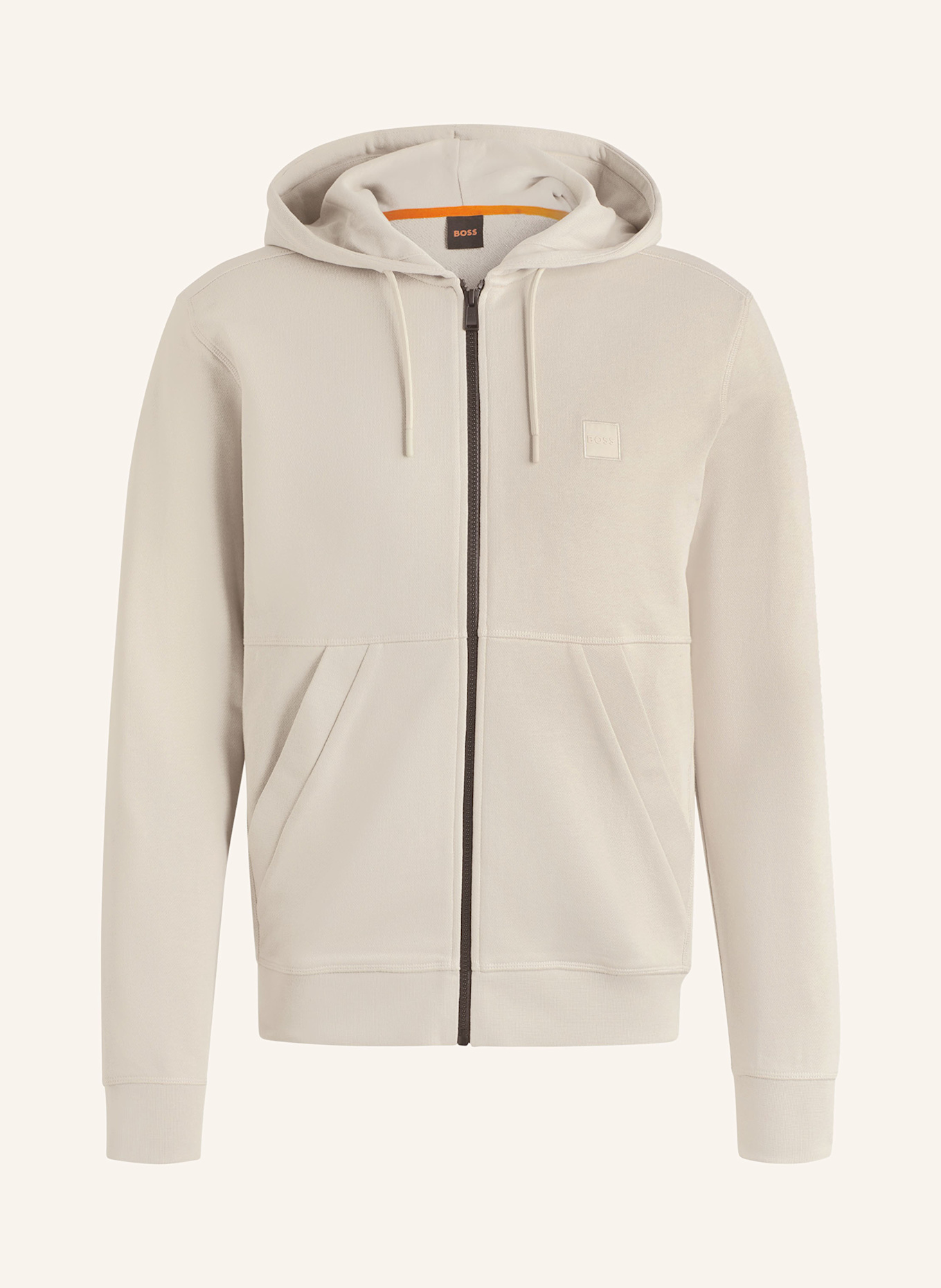 BOSS Sweatjacke ZETALKY: BEIGE