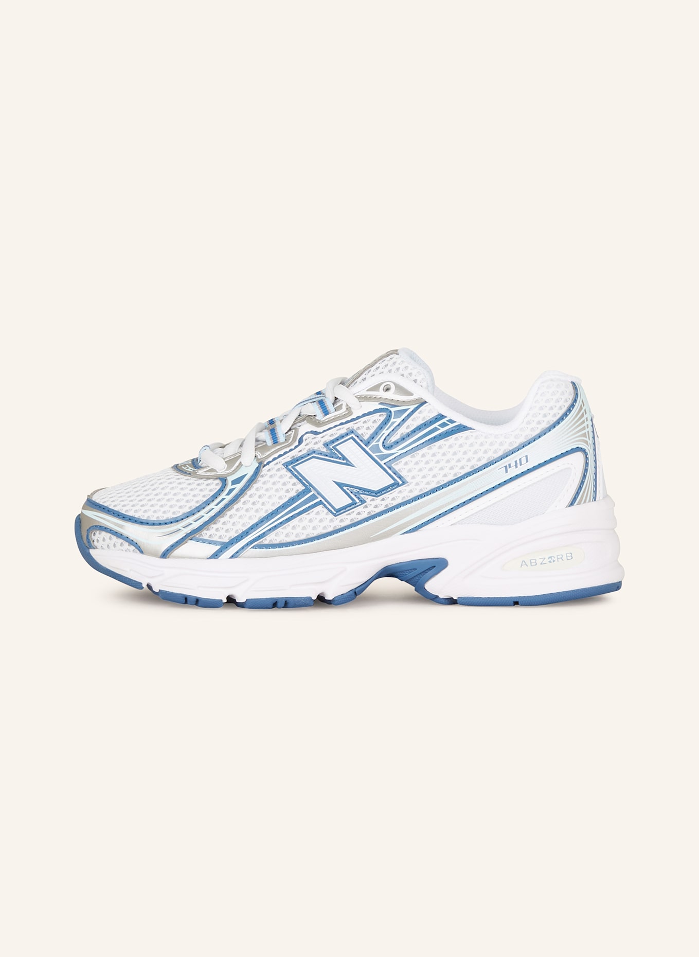 new balance Sneaker 740, Farbe: WEISS/ BLAU/ TÜRKIS (Bild 4)