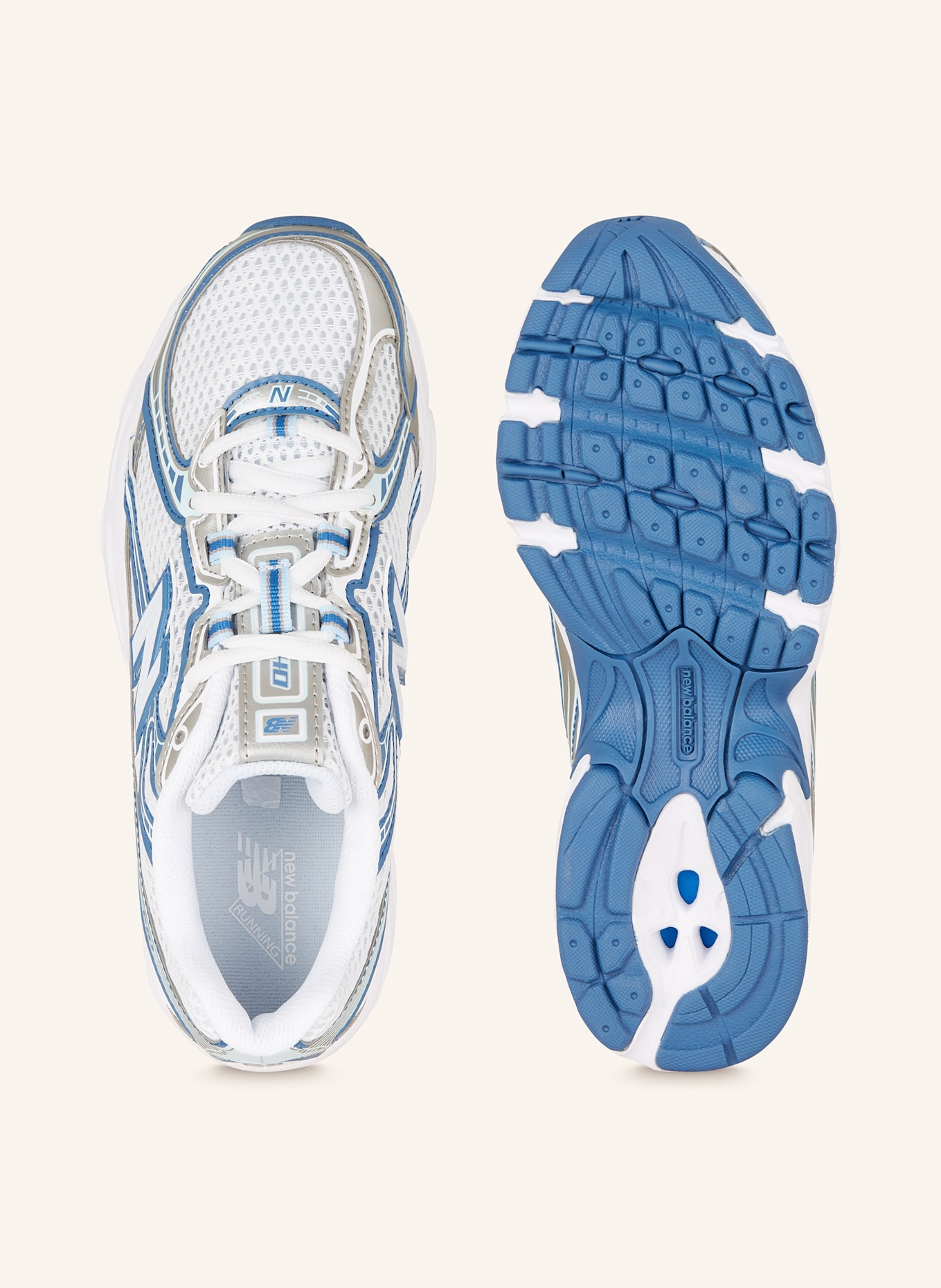 new balance Sneaker 740, Farbe: WEISS/ BLAU/ TÜRKIS (Bild 5)