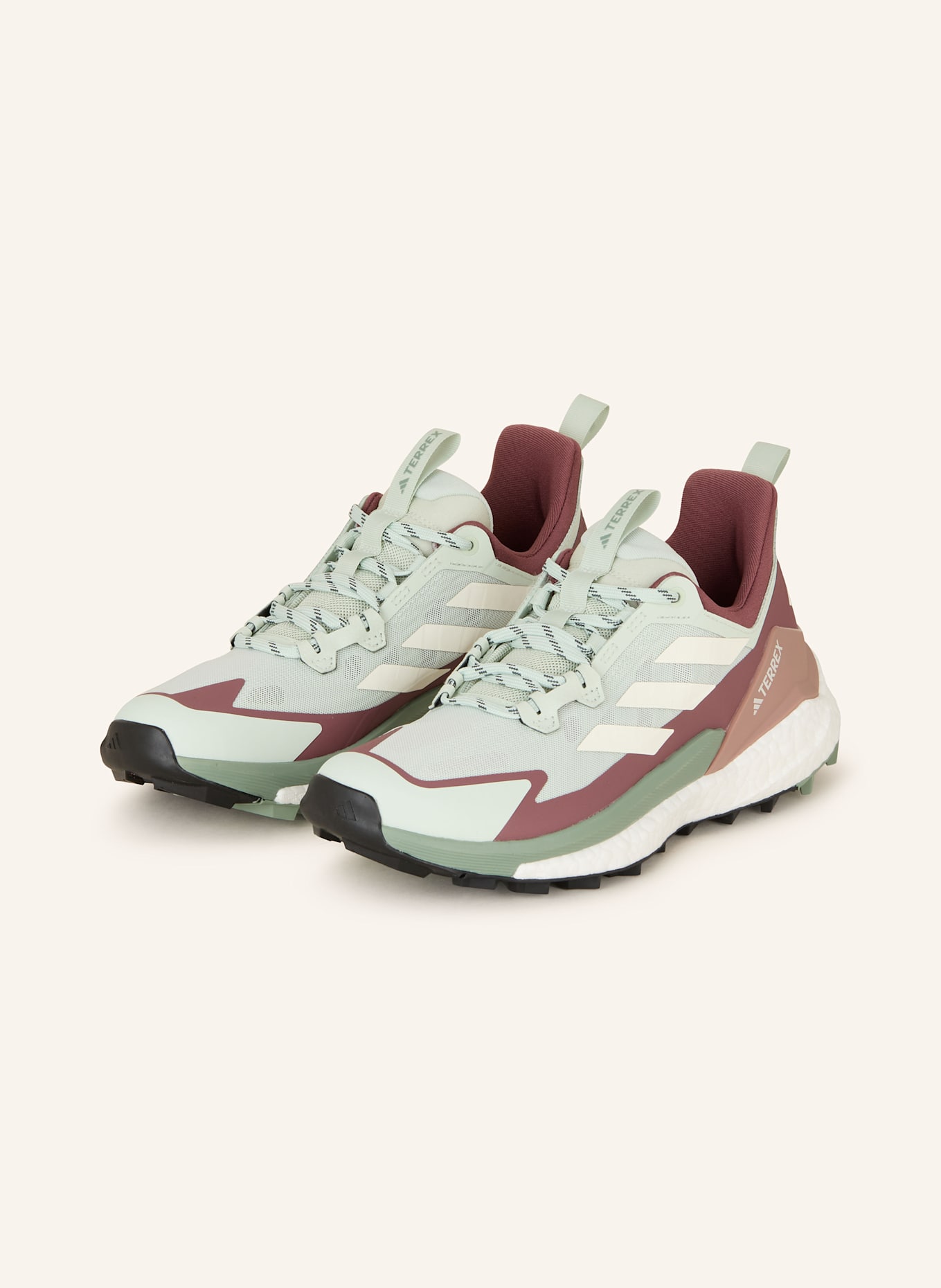 adidas TERREX Wanderschuhe TERREX FREE HIKER 2 LOW: MINT/ DUNKELROT