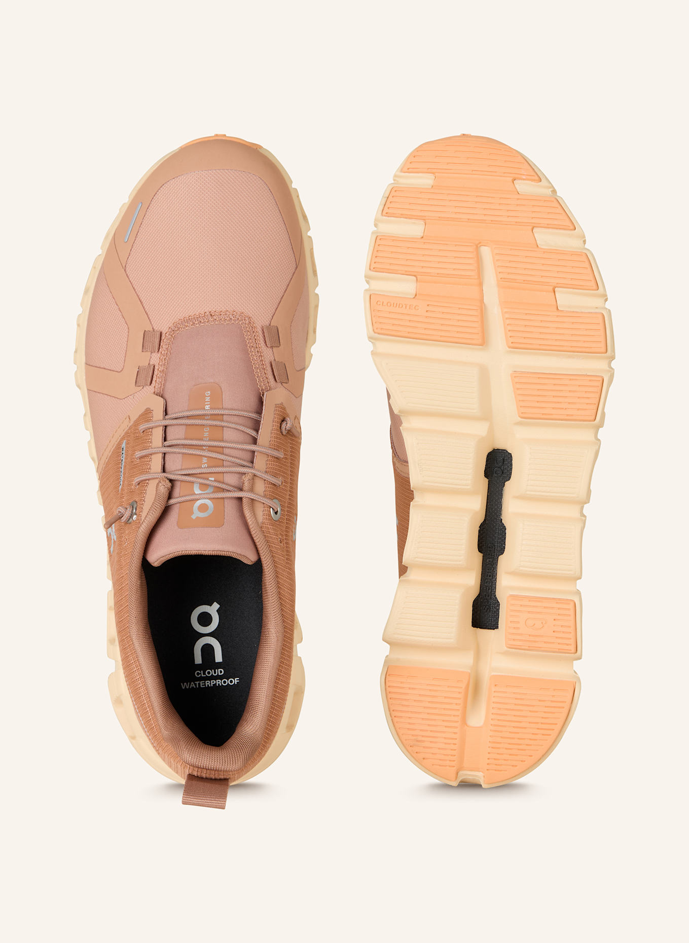 On Sneaker CLOUD 6 WP: ORANGE