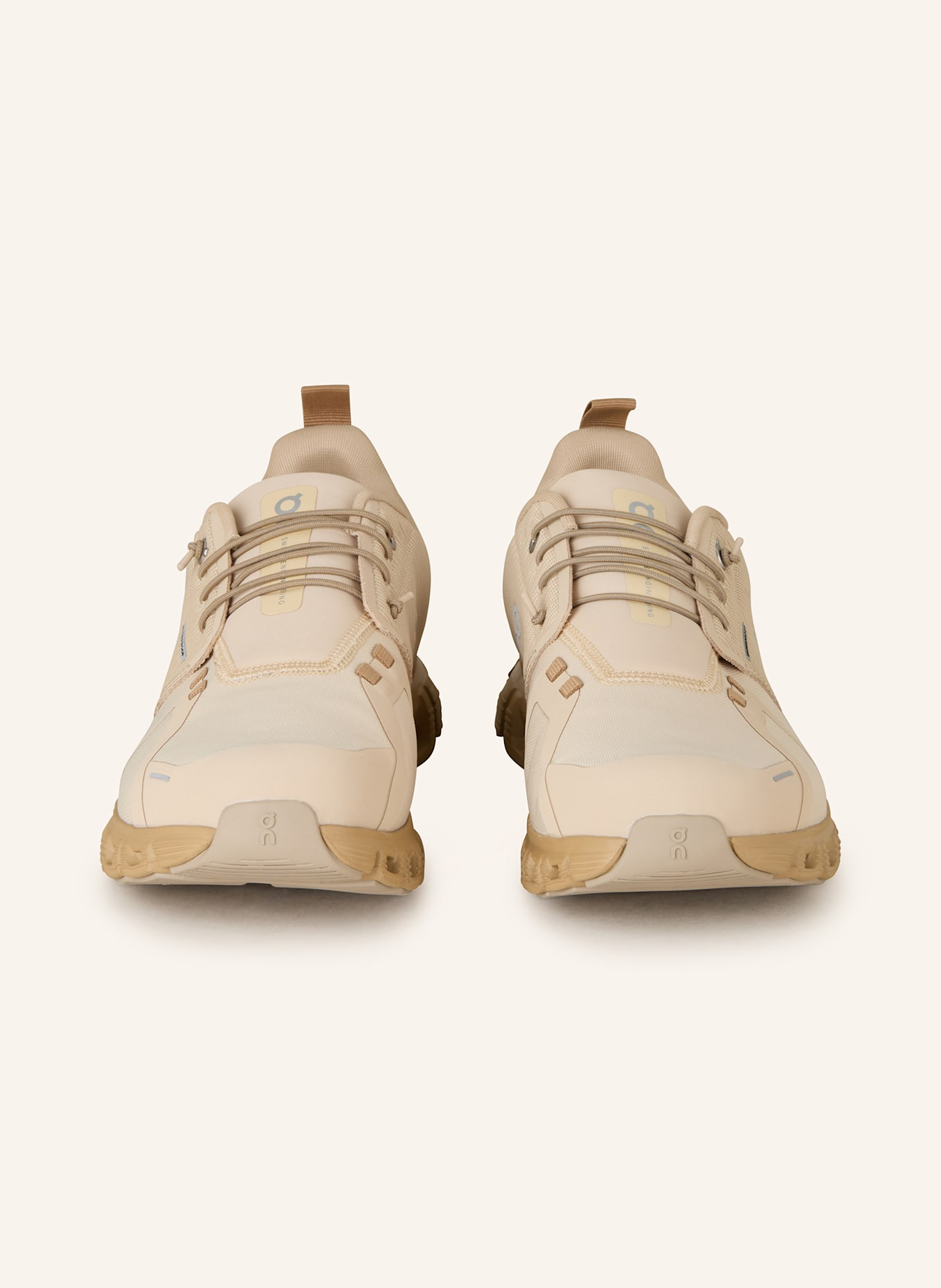 On CLOUD 6 WP sneaker, Color: BEIGE (Image 3)