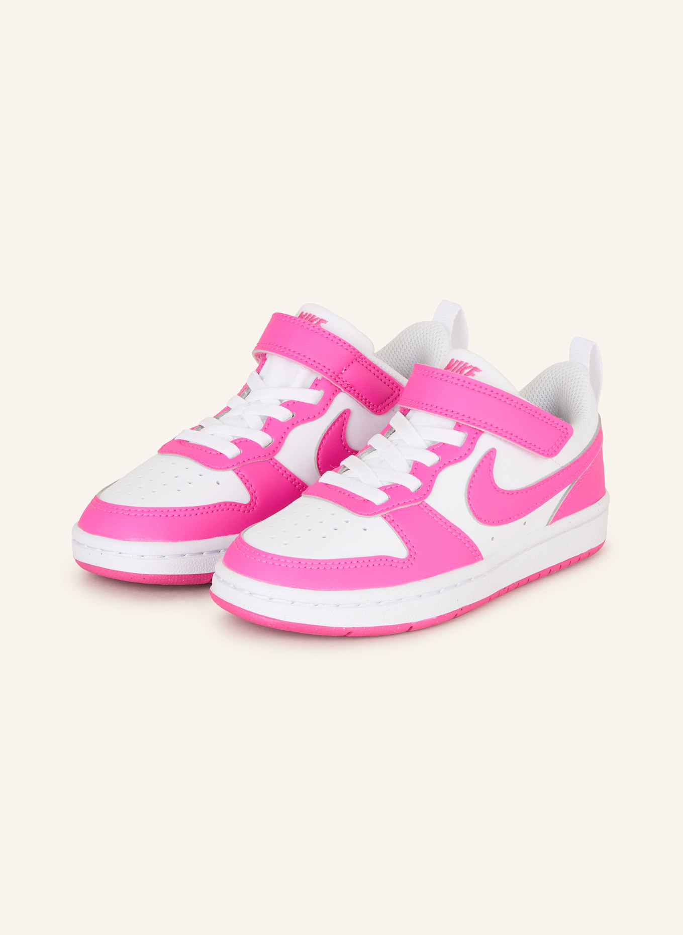 Nike Sneaker COURT BOROUGH LOW RECRAFT: PINK/ WEISS