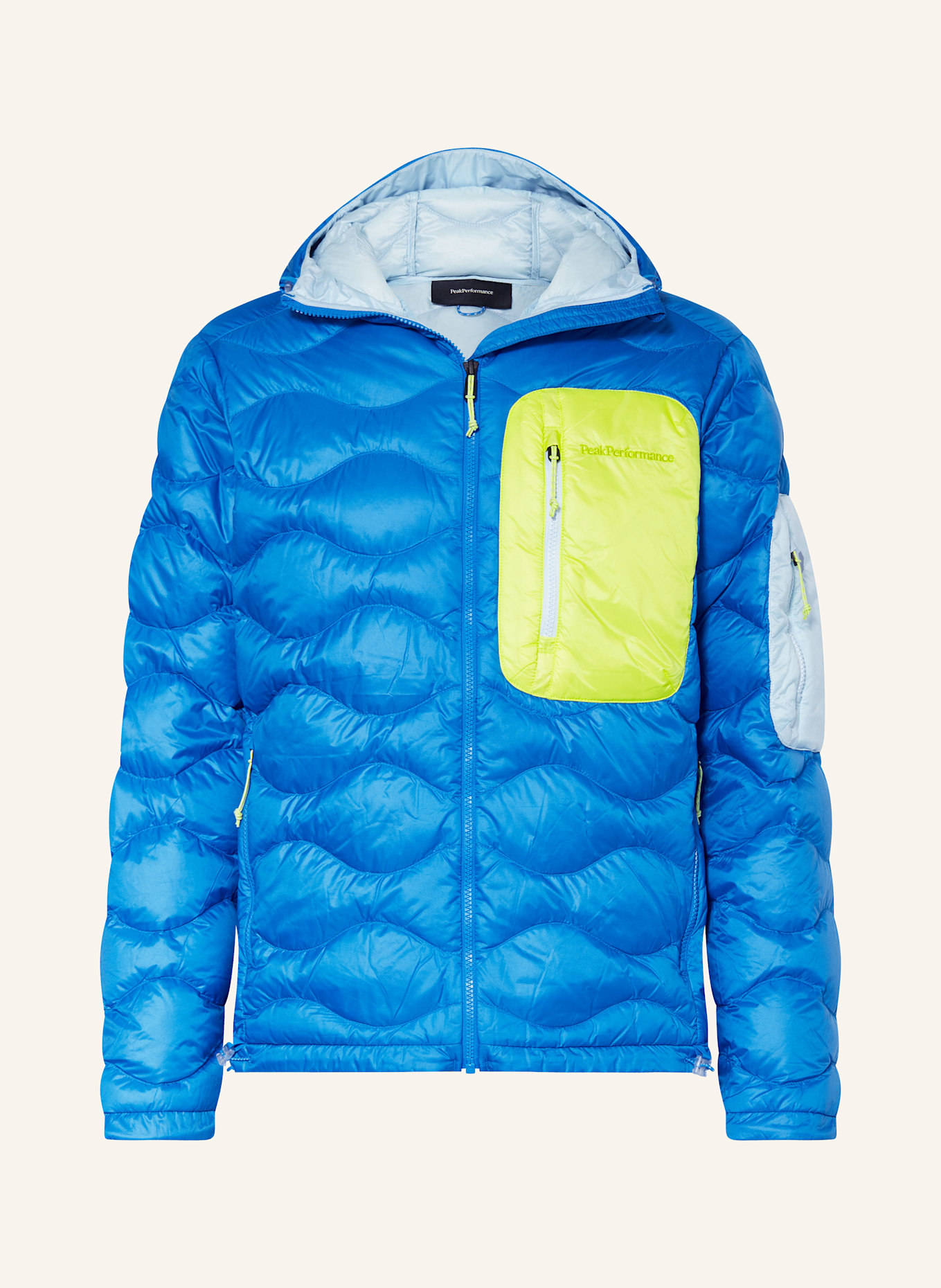 Peak Performance Daunenjacke HELIUM UTILITY: BLAU/ GELB