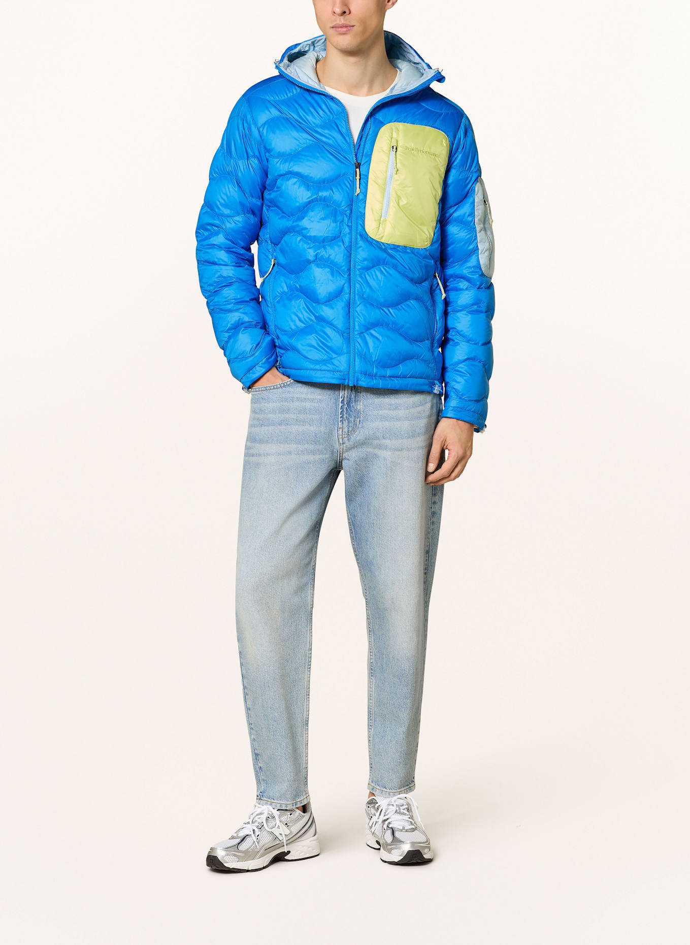 Peak Performance Daunenjacke HELIUM UTILITY: BLAU/ GELB